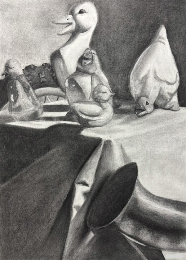 Charcoal Geese